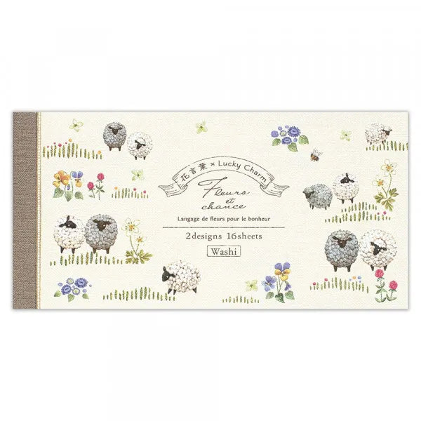 NB CO | Bloc de Notas Horizontal Fleur et Chance Sheep