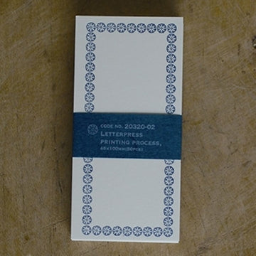 Classiky | Tarjetones Letterpress Dark Blue