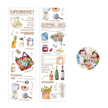 Mo Card | Life Diary PET Tape Supermarket Shopping