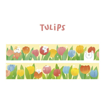Card Lover | Lightly Today Washi Tape Tulips