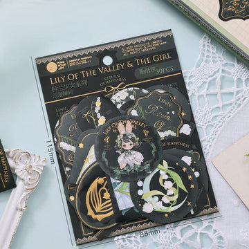 Papermore | Pegatinas Lily Of The Valley And The Girl Romantic Moment