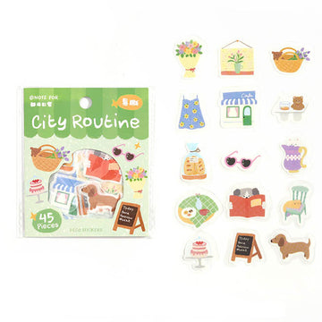Note For | Pegatinas Little Warmthies City Routine