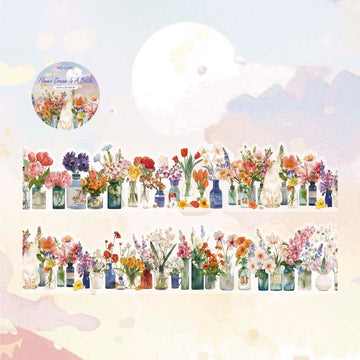 Mo Card | Long Life PET Tape Flowers Dream In A Bottle