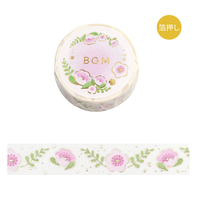 BGM | Foil Lovely Flower Washi Tape