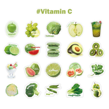 Card Lover | Pegatinas Maintain Vital Signal Vitamin C