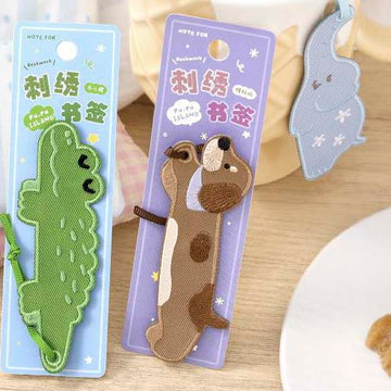 Note For | Marcapáginas Bordado Pu-Pu Island Dachshund