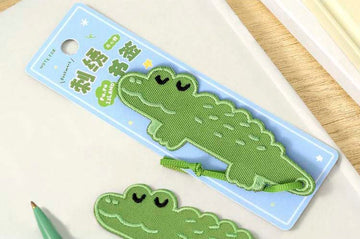 Note For | Marcapáginas Bordado Pu-Pu Island Crocodile