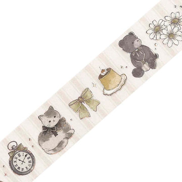 BGM | Foil Marchen Party Washi Tape Milky Tea