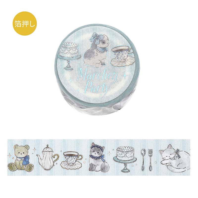 BGM | Foil Marchen Party Washi Tape Tea Time
