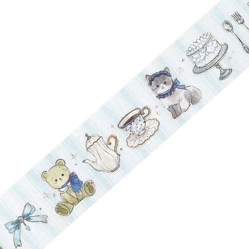 BGM | Foil Marchen Party Washi Tape Tea Time