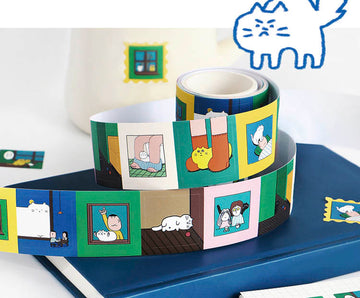 Note For | Pegatinas en Rollo Matsugoda Company Cat