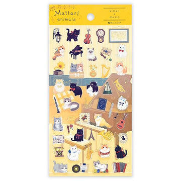 NB CO | Pegatinas Mattari Animals Kitten Music