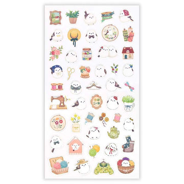 NB CO | Pegatinas Mattari Animals Shimaenaga Sewing