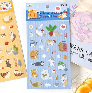 2ABC | Pegatinas Meow Star Paradise Colorful Life