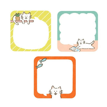 Furukawashiko | Mini Notas Adhesivas Message Note Bubble Speech Cat