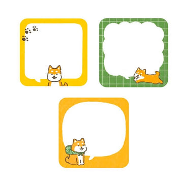 Furukawashiko | Mini Notas Adhesivas Message Note Bubble Speech Dog