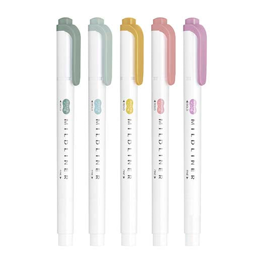 Zebra | Subrayadores Mildliner Colores Calm (Individual)