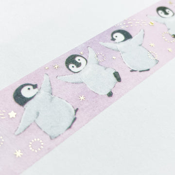 Papier Platz | Milina Love Penguin Washi Tape