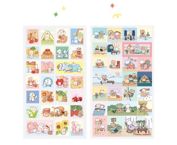 Card Lover | Pegatinas Mini Square Relax Garden