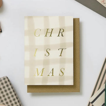 Katie Leamon | Tarjeta Navidad Mist Check