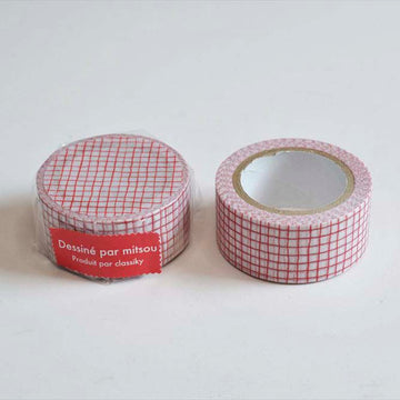 Classiky | Mitsou Check Red Washi Tape