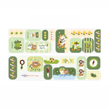 Infeel.me | Pegatinas en Rollo Mochi Adventure Forest Adventure