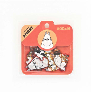 World Craft | Pegatinas Flake Moomin Face Series Angry