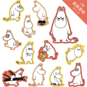 World Craft | Pegatinas Flake Moomin Face Series Angry
