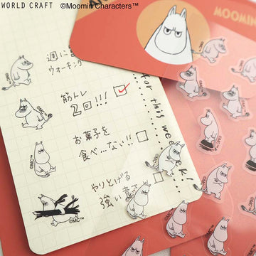World Craft | Pegatinas Moomin Face Series Angry