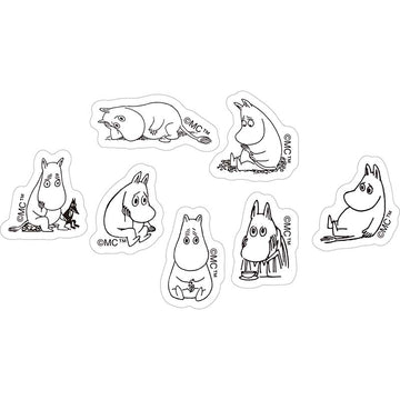 World Craft | Pegatinas Moomin Face Series Thinking