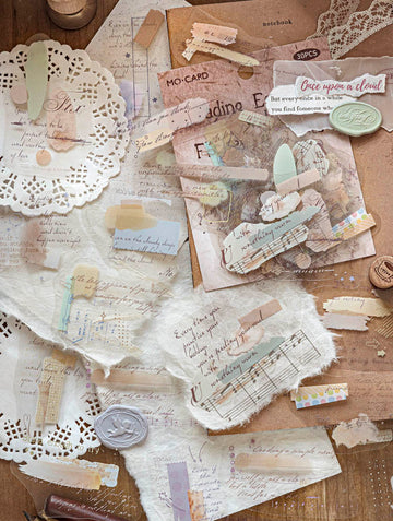 Mo Card | Pegatinas Multi Color Watercolor Shop Residual Sound Faint Light