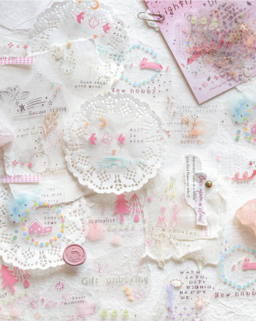 Mo Card | Pegatinas Multi Color Watercolor Shop Weaving Dreams