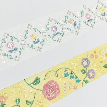 Papier Platz | Nakauchi Waka Bright Flower Washi Tape