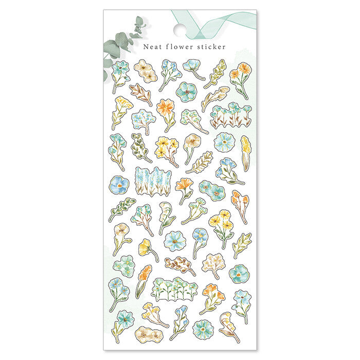 Mind Wave | Pegatinas Neat Flower Nile Blue