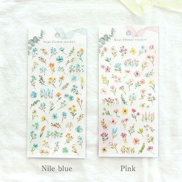 Mind Wave | Pegatinas Neat Flower Nile Blue