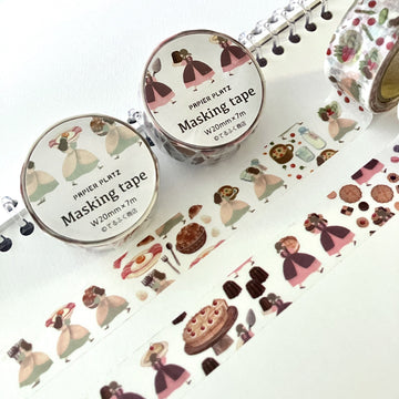 Papier Platz | Necktie Sweets Are Baked Washi Tape