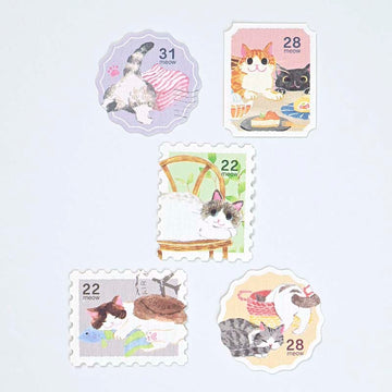 NB CO | Pegatinas Flake Nekorobi Cats Stamps