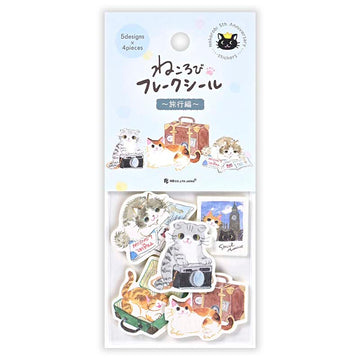 NB CO | Pegatinas Flake Nekorobi Cats Travel