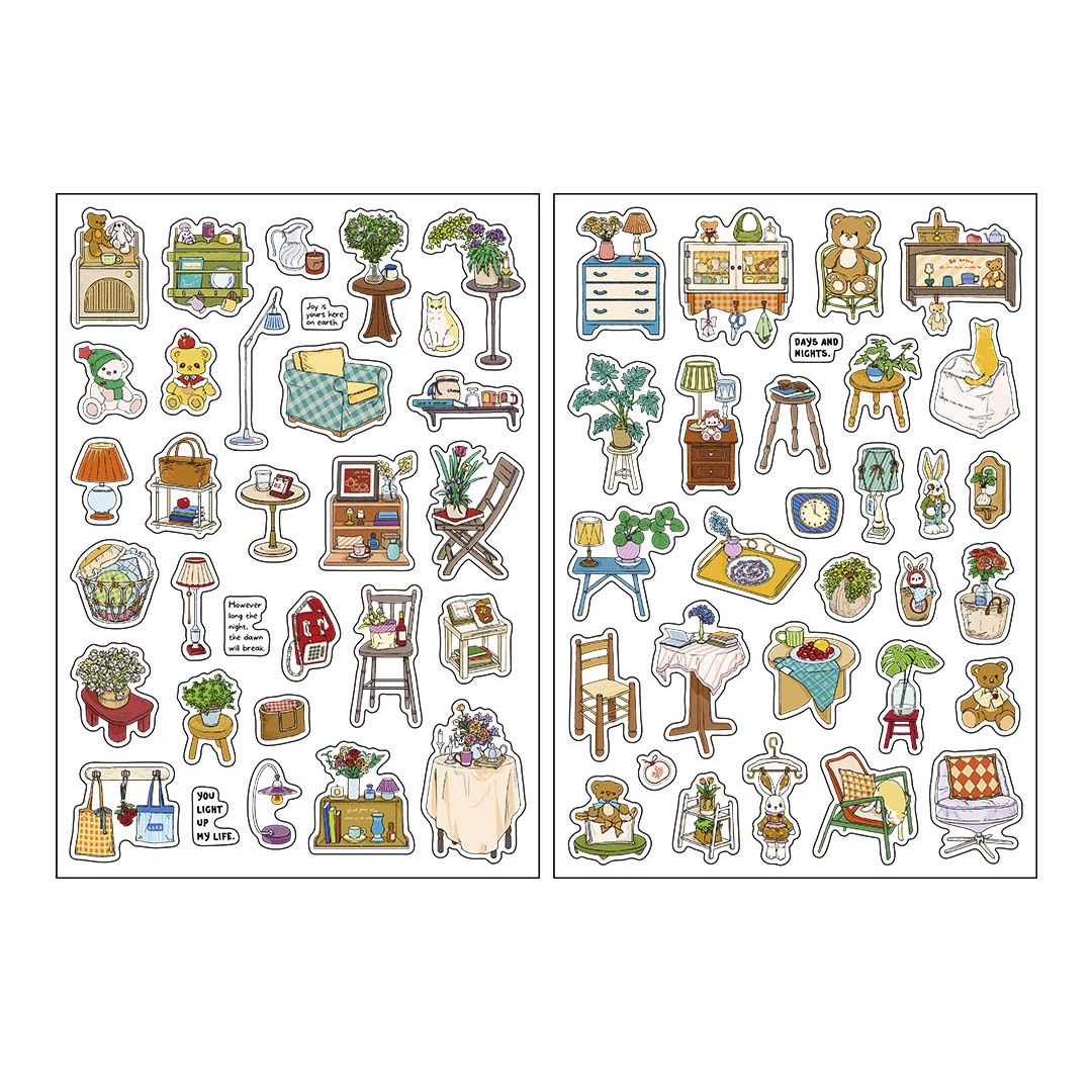 Infeel.me | Nostalgic the Ays and Nights of Home stickers
