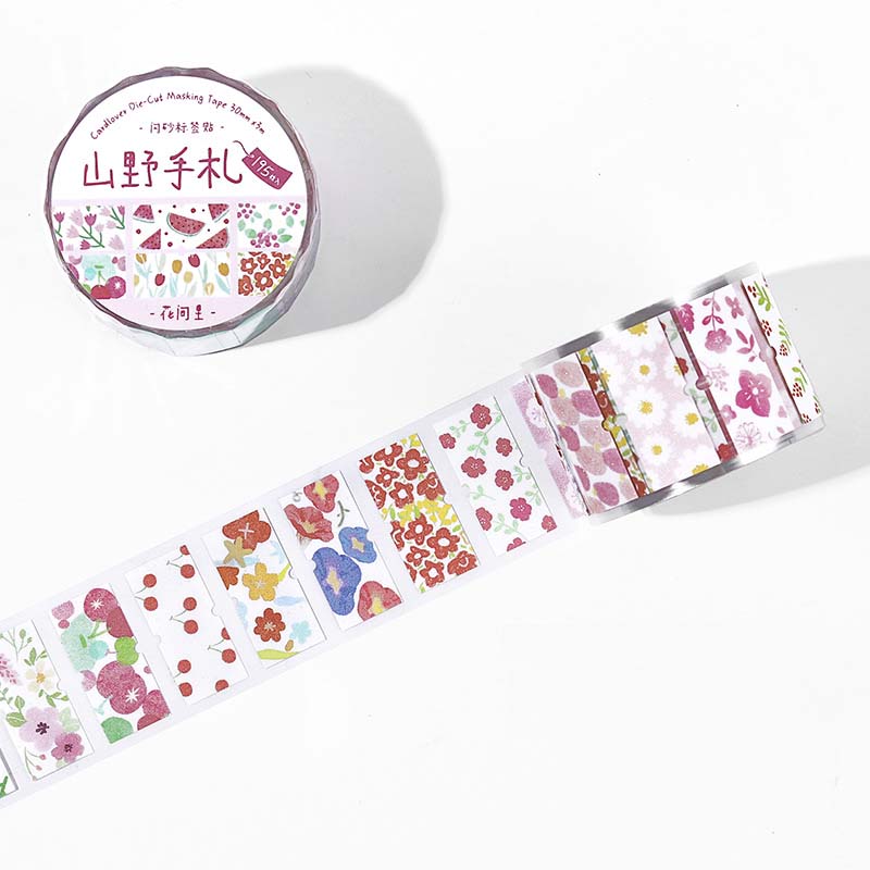 Card Lover | Pegatinas en Rollo Notes From The Mountain Between Flowers