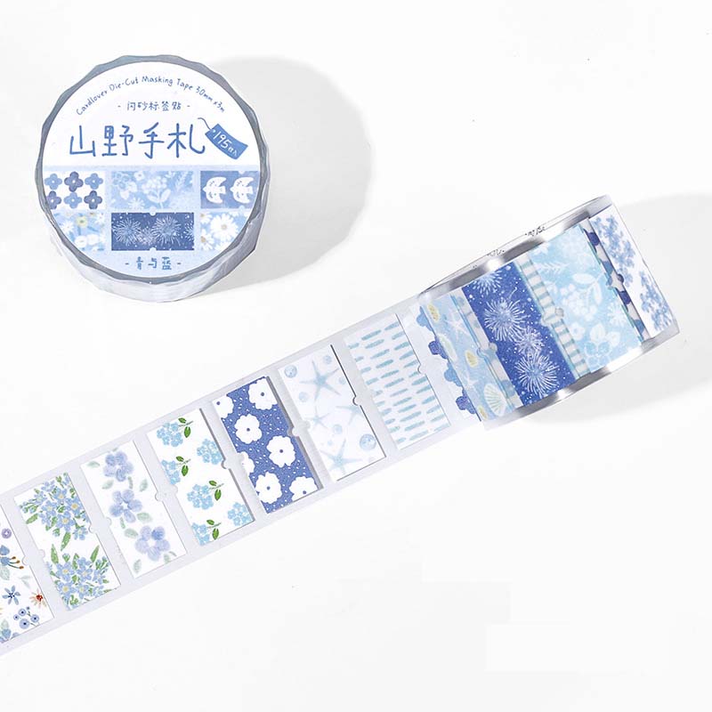 Card Lover | Pegatinas en Rollo Notes From The Mountain Blue and Sky