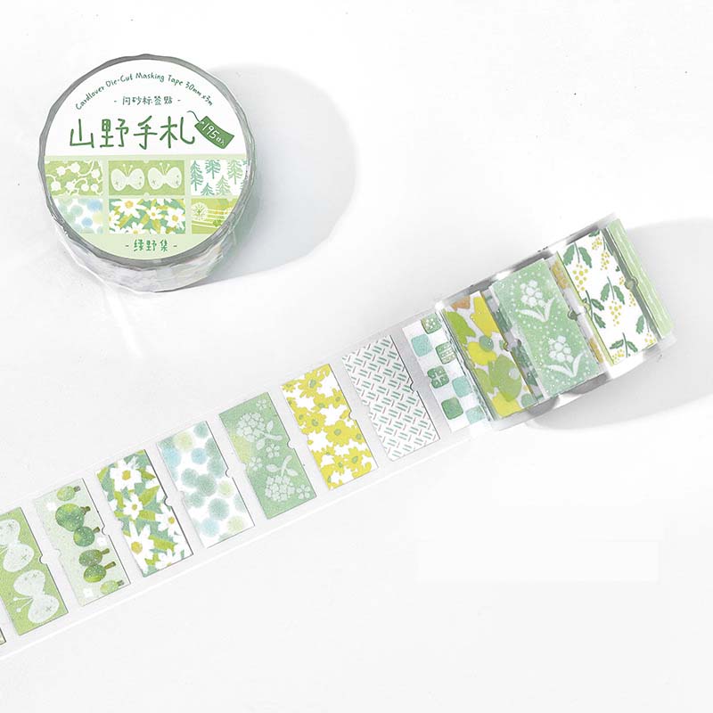 Card Lover | Pegatinas en Rollo Notes From The Mountain Wild Green