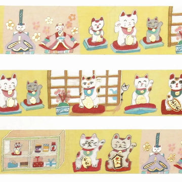 Cozyca | Okinoai Washi Tape Maneki Neko