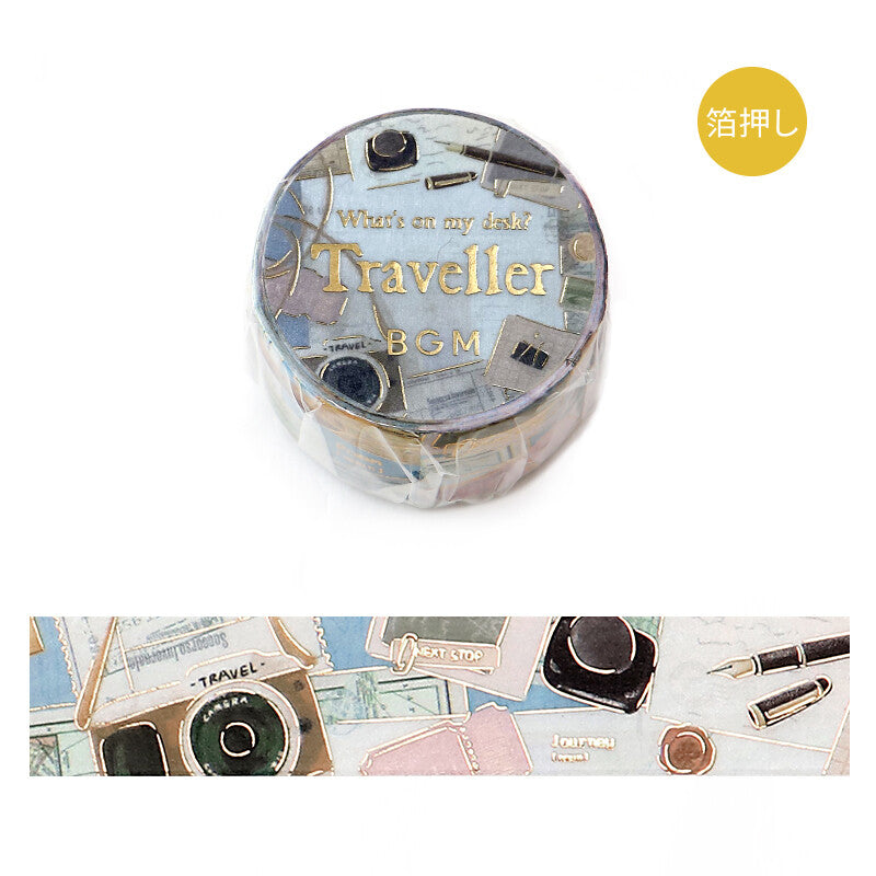 BGM | Foil My Desk Traveller Washi Tape