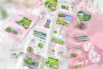 Card Lover | Pegatinas en Rollo Only Flowers Know Sea of Flowers