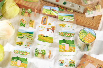 Card Lover | Pegatinas en Rollo Only Flowers Know The Warm Sunshine
