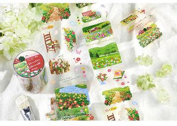 Card Lover | Pegatinas en Rollo Only Flowers Know Vermilion Wilderness