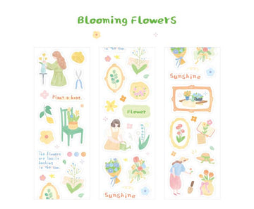 Card Lover | Pegatinas en Rollo Our Daily Life Blooming Flowers