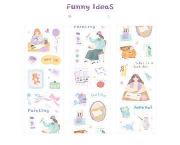 Card Lover | Pegatinas en Rollo Our Daily Life Funny Ideas