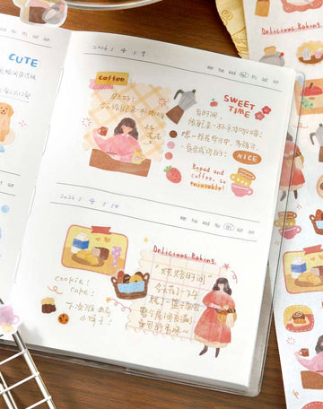 Card Lover | Pegatinas en Rollo Our Daily Life Tasty Baking